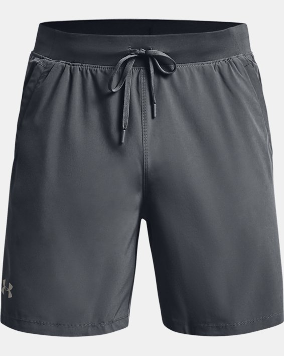 Men's UA SpeedPocket 7" Shorts, Gray, pdpMainDesktop image number 5